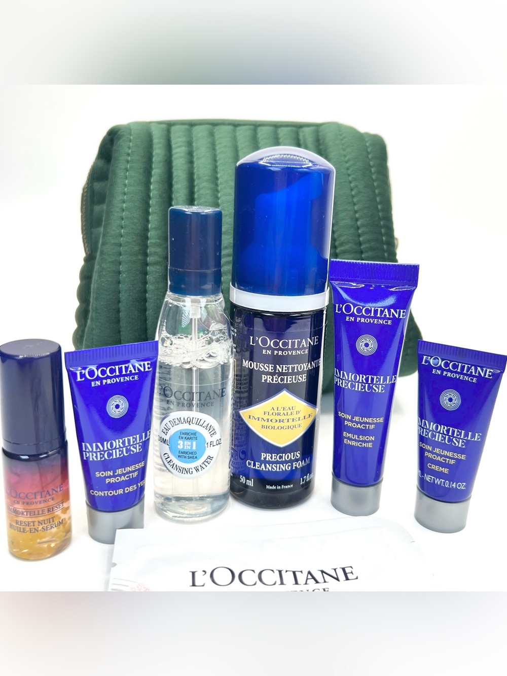 L'OCCITANE Immortelle Precieuse Travel Sized Skincare Set